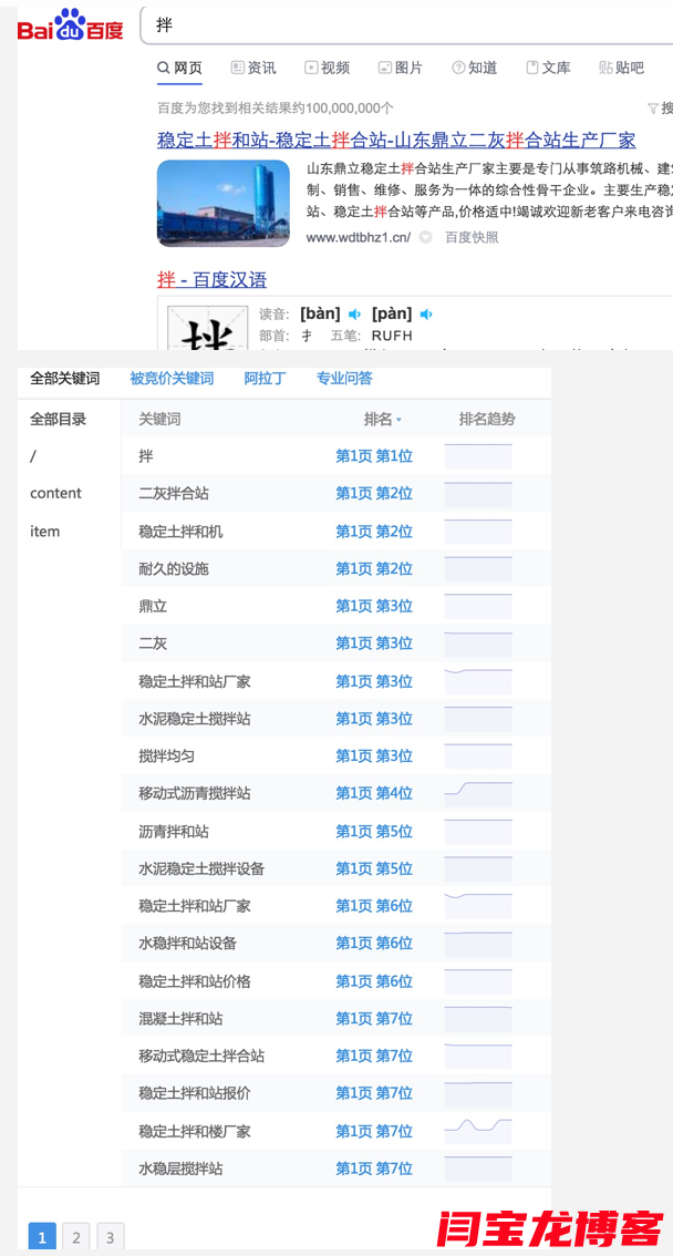 穩(wěn)定土拌和站的seo競價好詞全國排名首頁